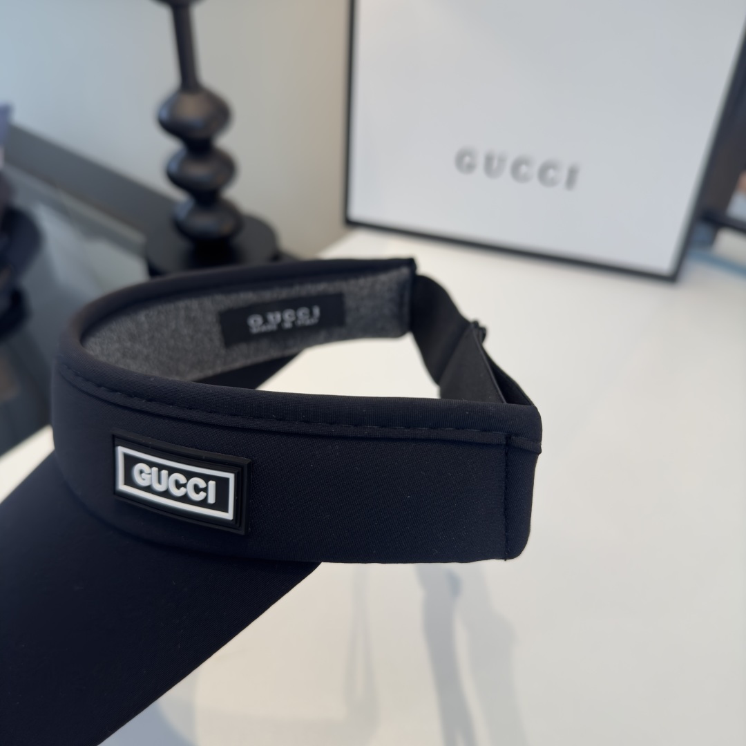 Gucci Gucci古奇空顶遮阳帽