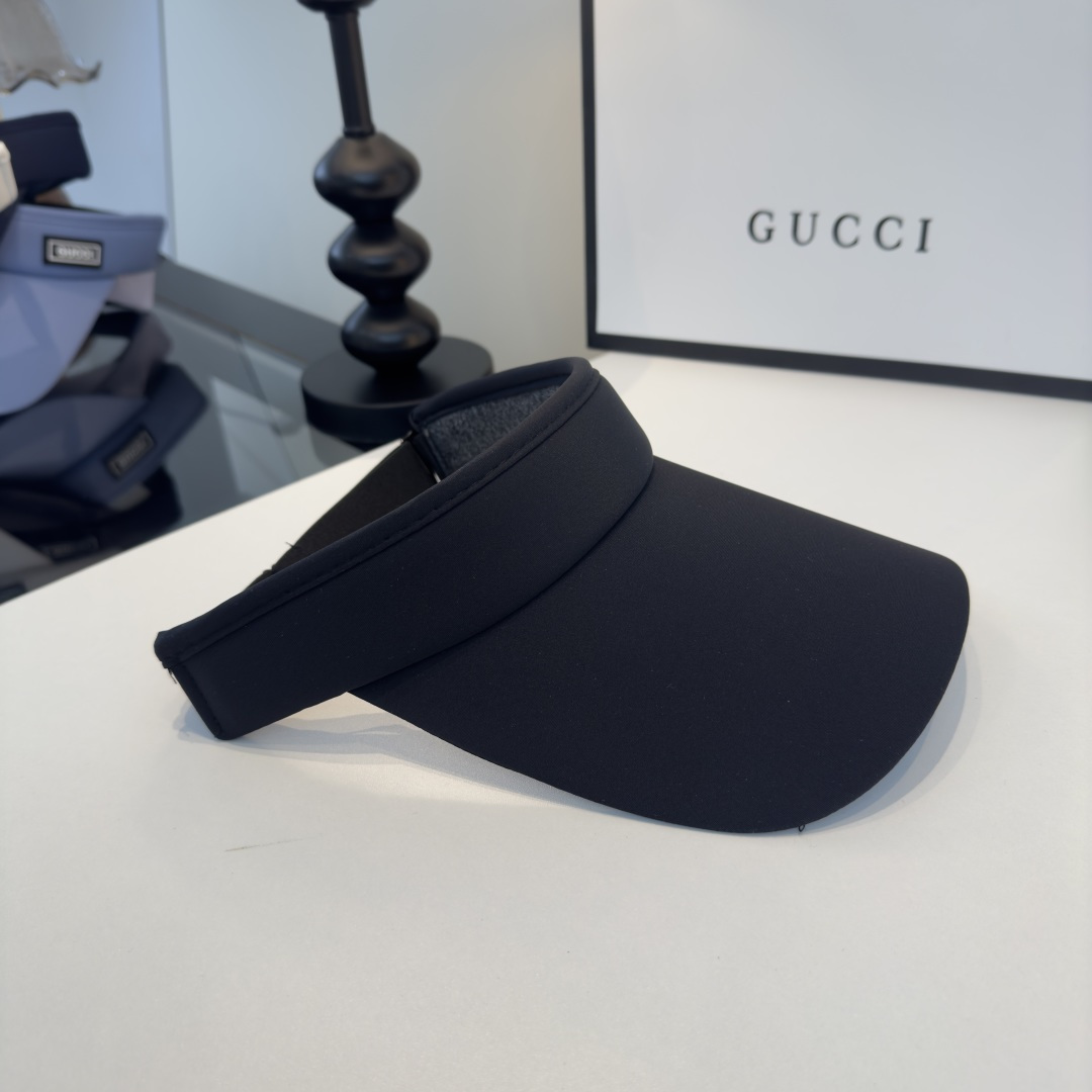 Gucci Gucci古奇空顶遮阳帽
