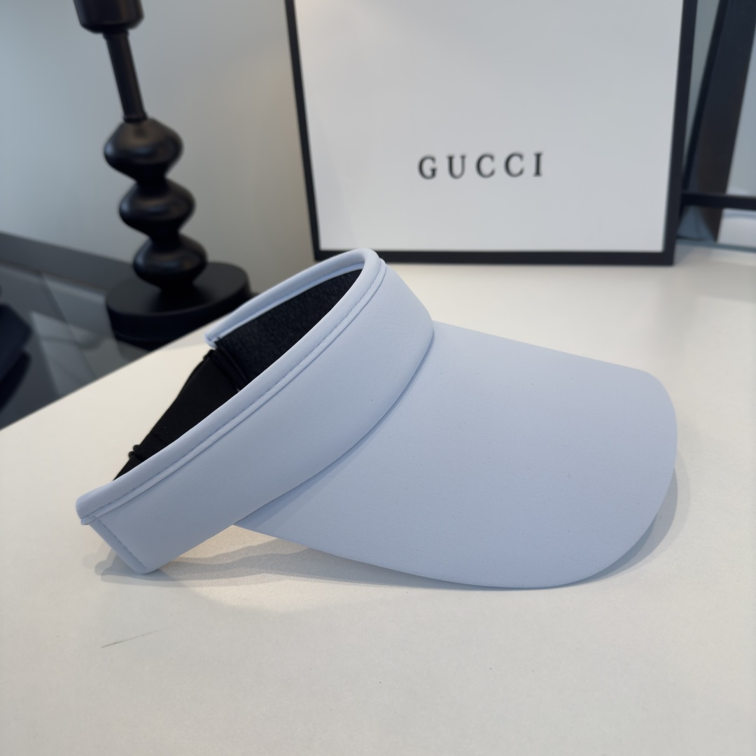 Gucci Gucci古奇空顶遮阳帽