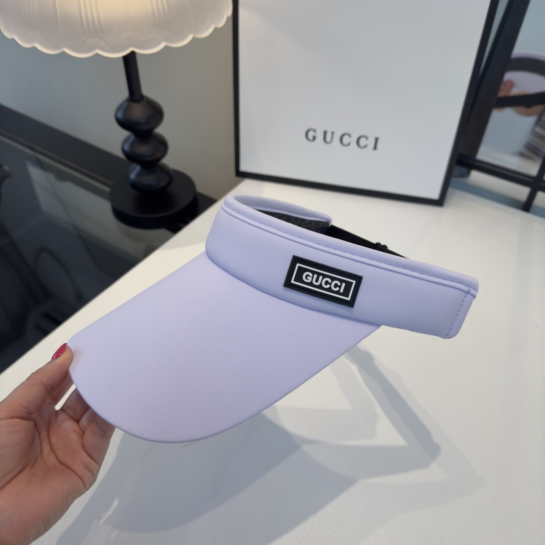 Gucci Gucci古奇空顶遮阳帽