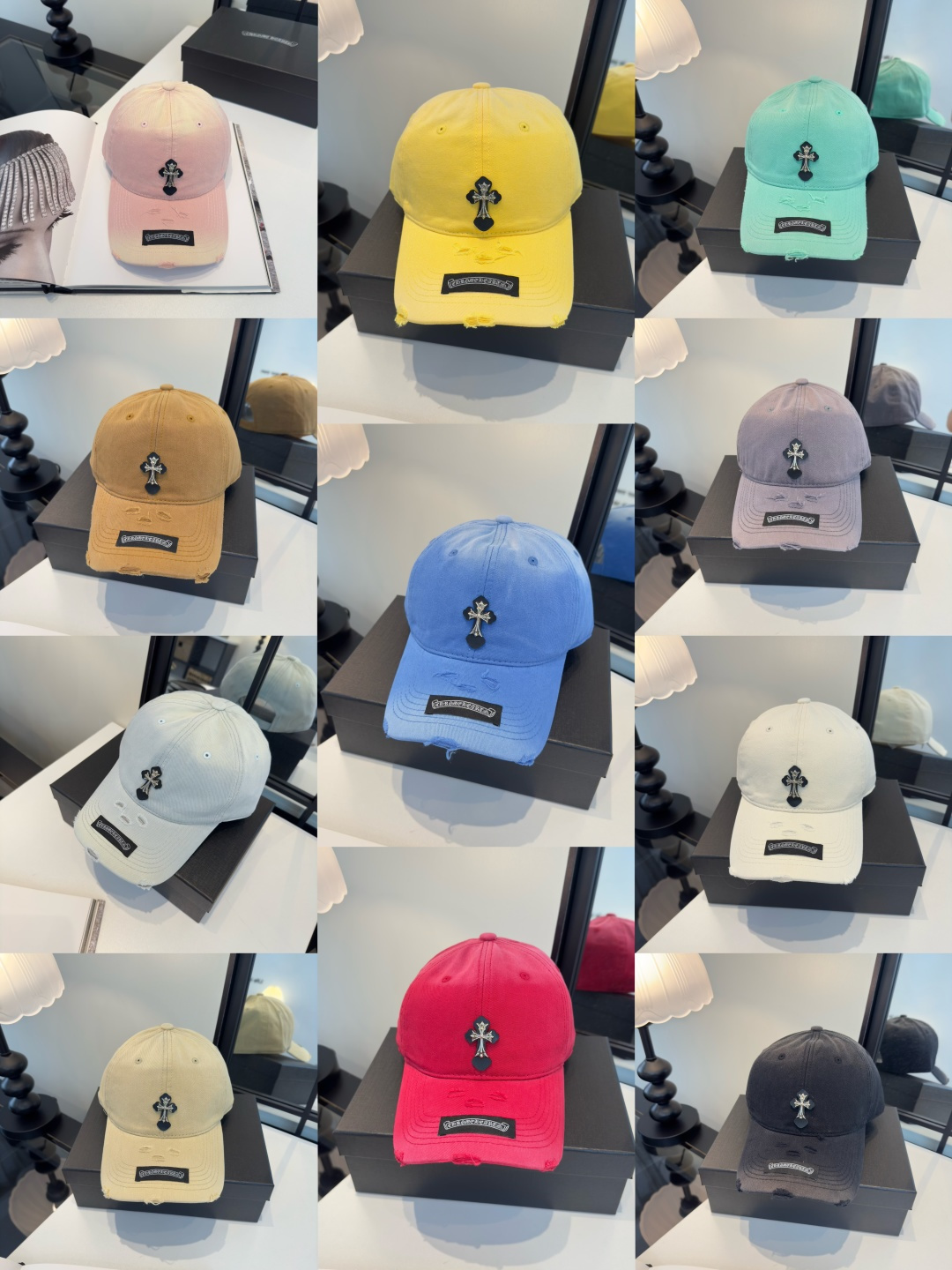 P克罗心新款鸭舌帽🧢男女通用，头围57cm