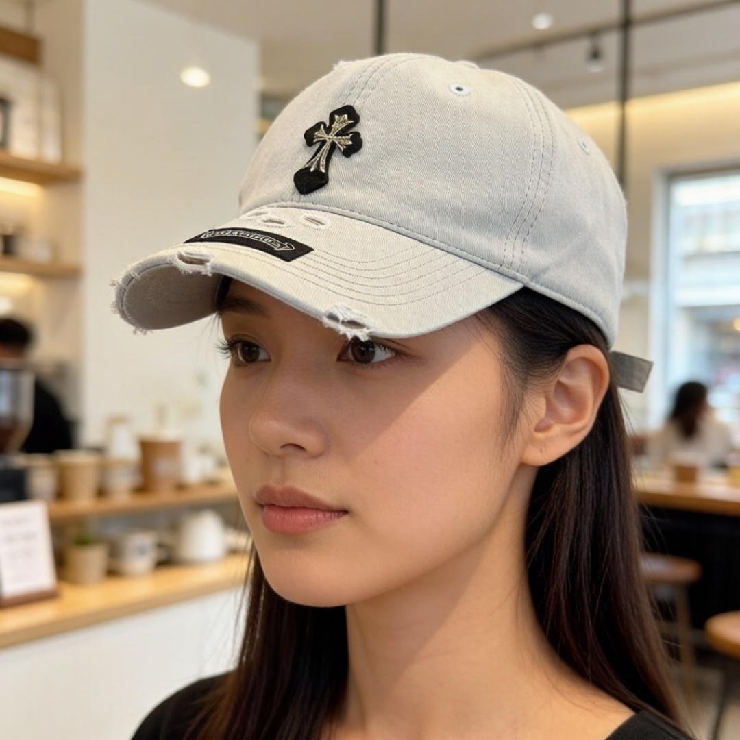 P克罗心新款鸭舌帽🧢男女通用，头围57cm