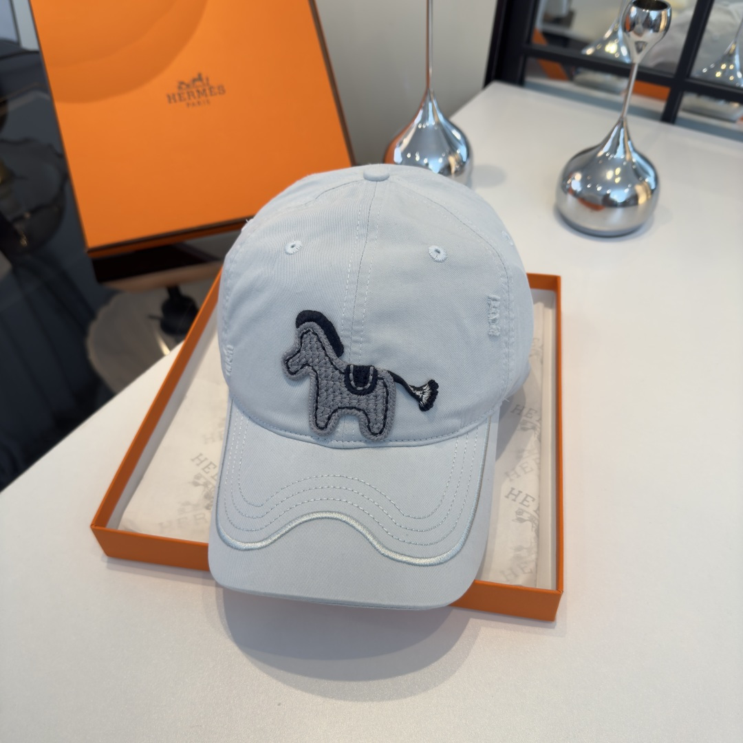 P爱马仕HERMES新款鸭舌帽🧢男女通用，头围57cm