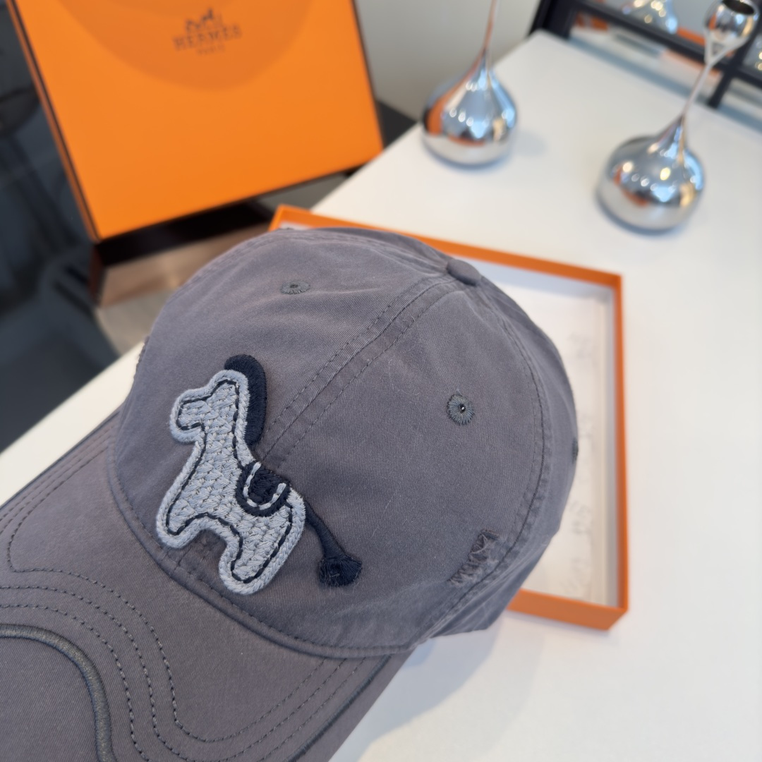 P爱马仕HERMES新款鸭舌帽🧢男女通用，头围57cm