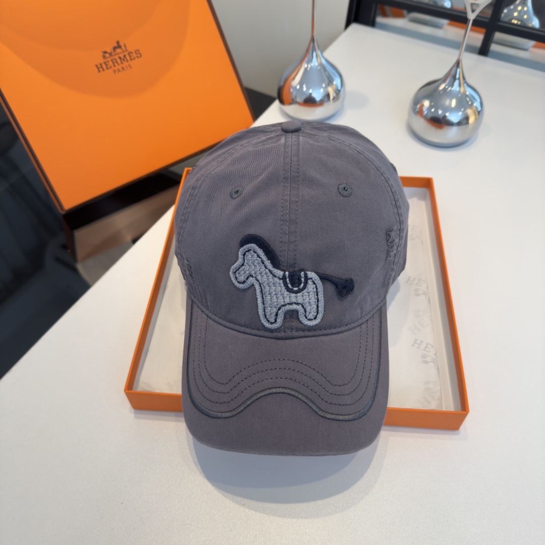 P爱马仕HERMES新款鸭舌帽🧢男女通用，头围57cm