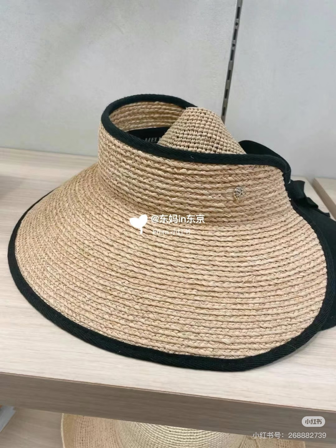 PHELEN KAMINSKI潮牌 拉菲草帽，空顶遮阳帽，原版汗带，头围57cm