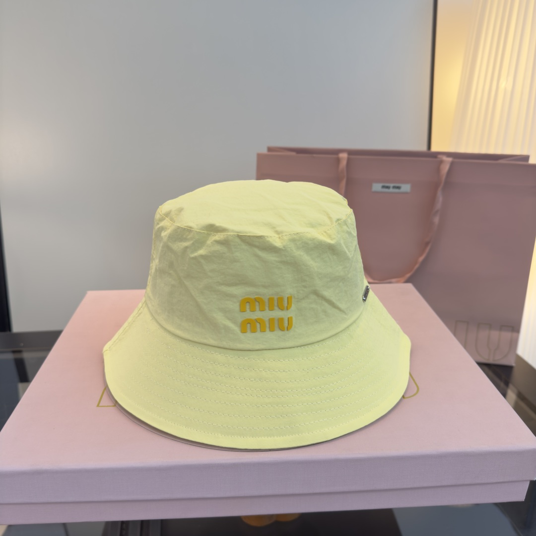 Pmiumiu缪缪新款渔夫帽，头围57cm
