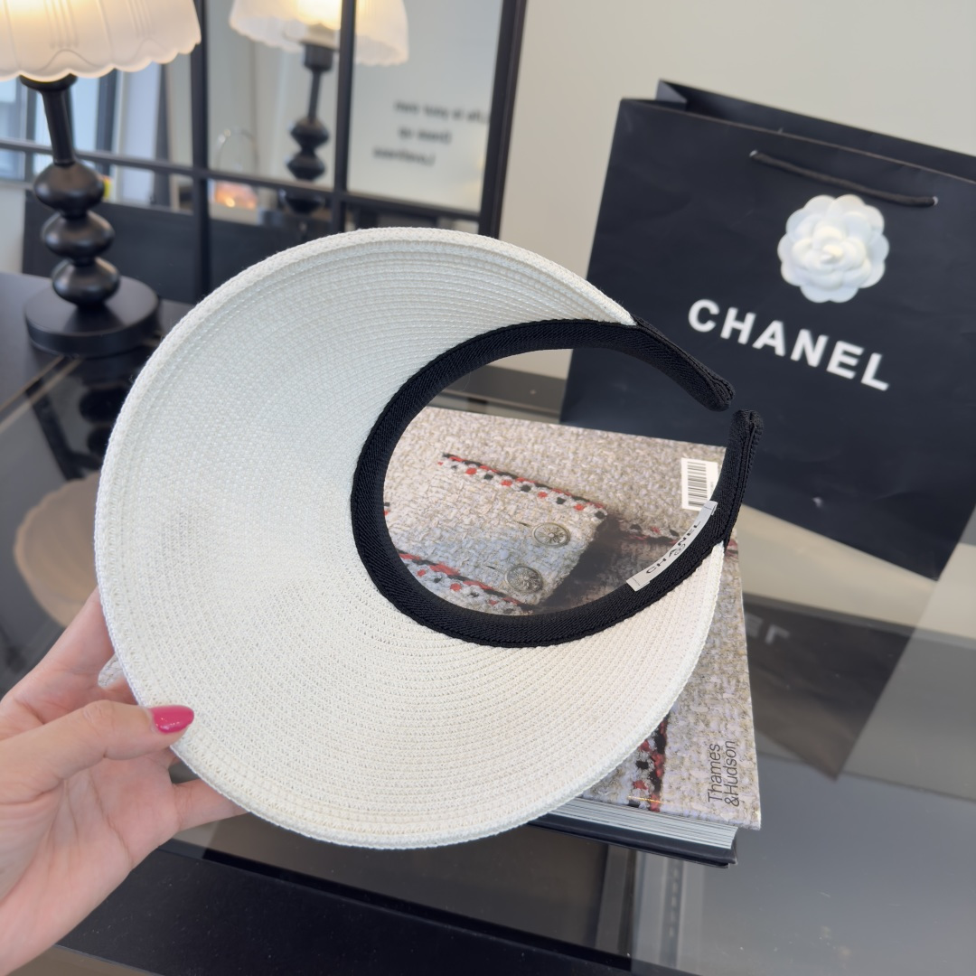 PChanel香奈儿空顶遮阳帽，