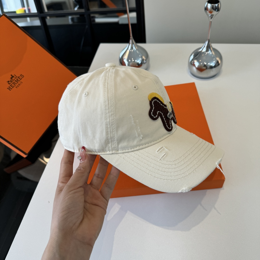 P爱马仕HERMES新款鸭舌帽🧢男女通用，头围57cm