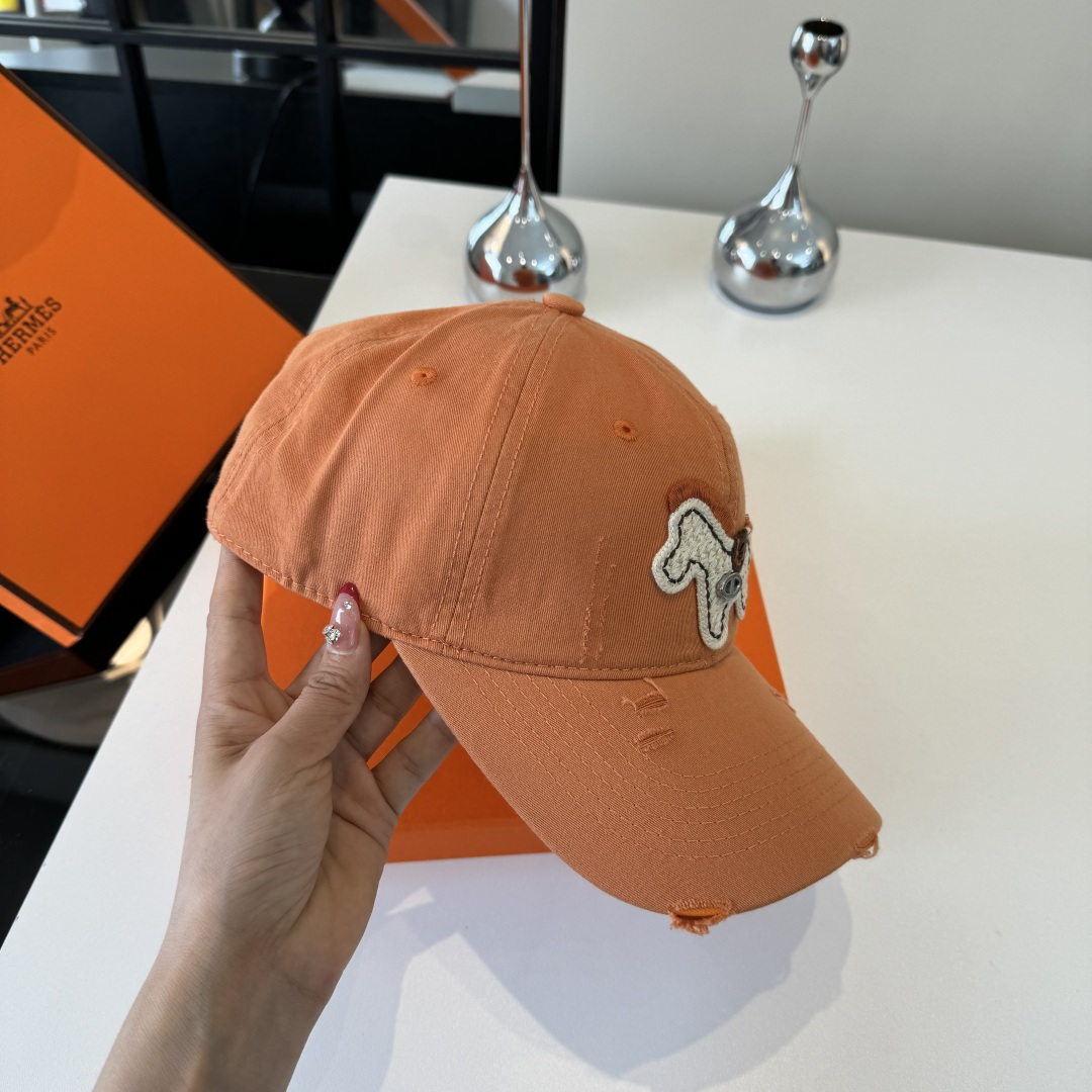 P爱马仕HERMES新款鸭舌帽🧢男女通用，头围57cm