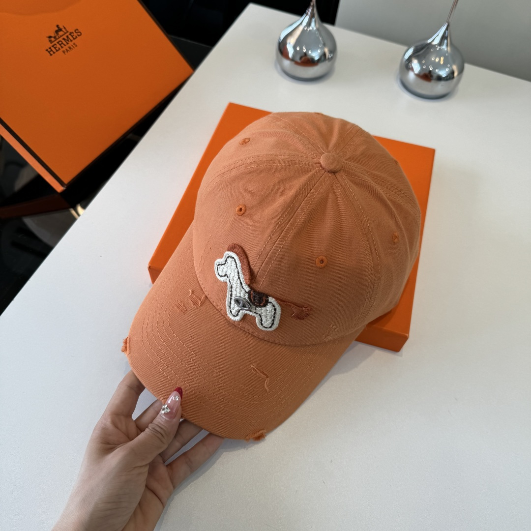P爱马仕HERMES新款鸭舌帽🧢男女通用，头围57cm