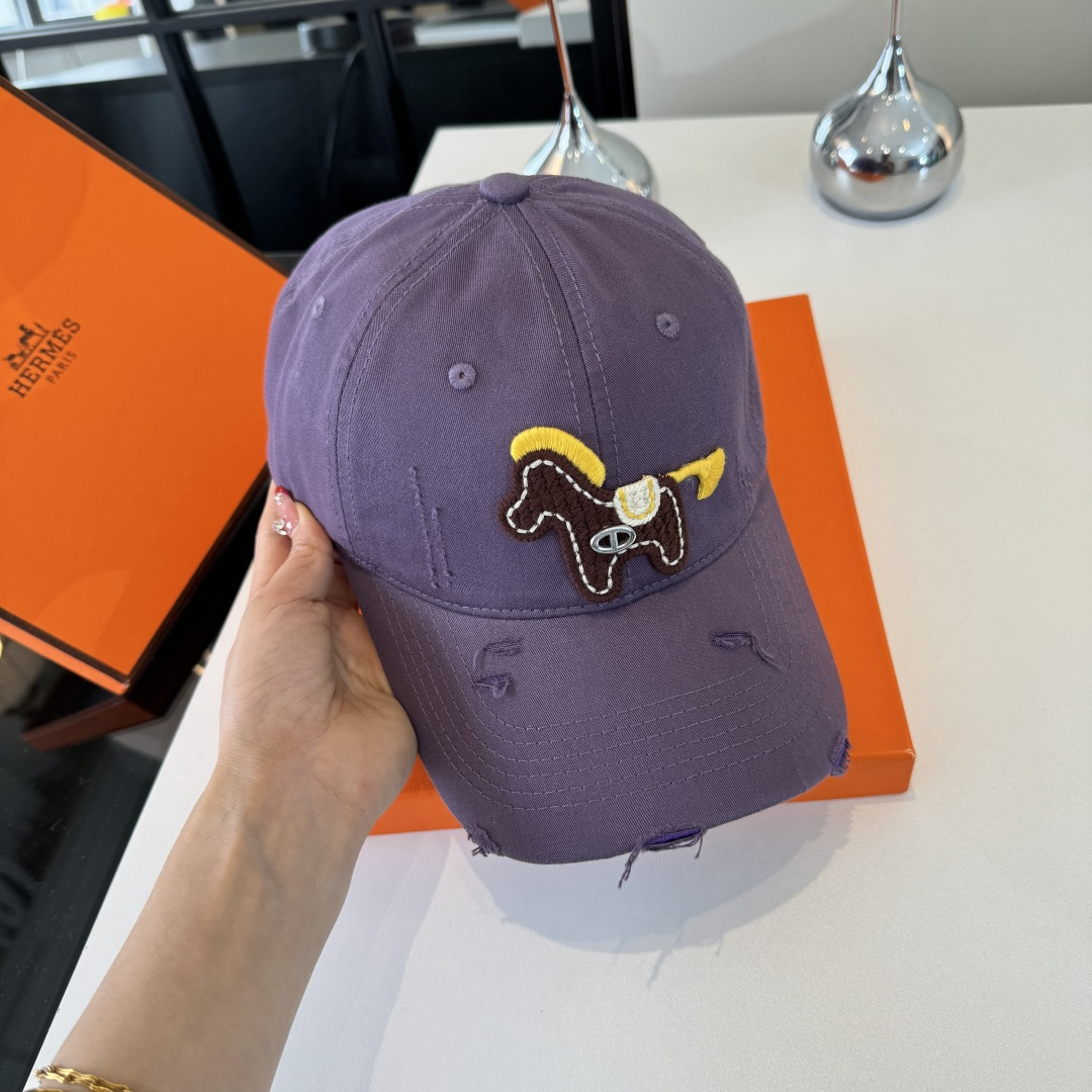 P爱马仕HERMES新款鸭舌帽🧢男女通用，头围57cm
