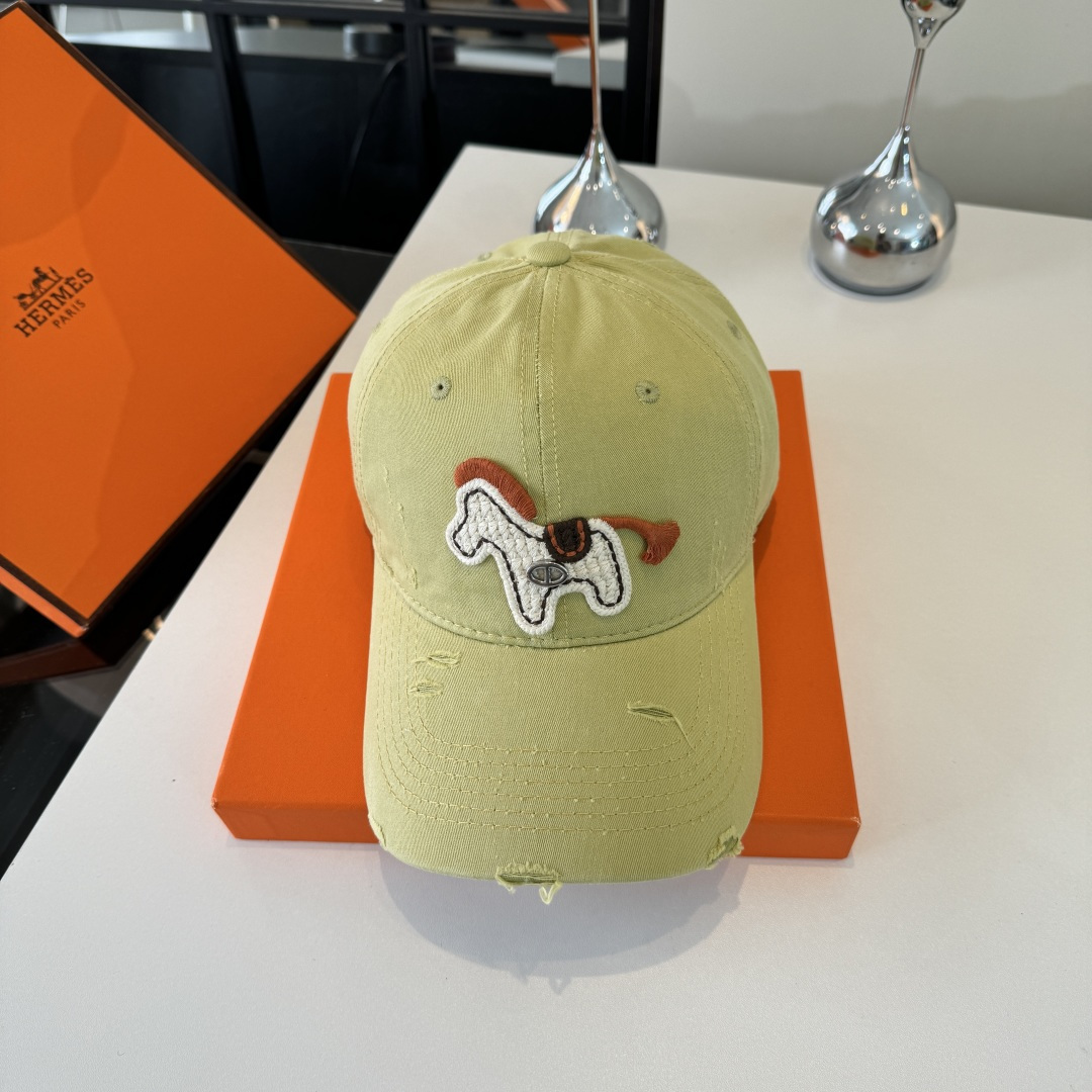 P爱马仕HERMES新款鸭舌帽🧢男女通用，头围57cm