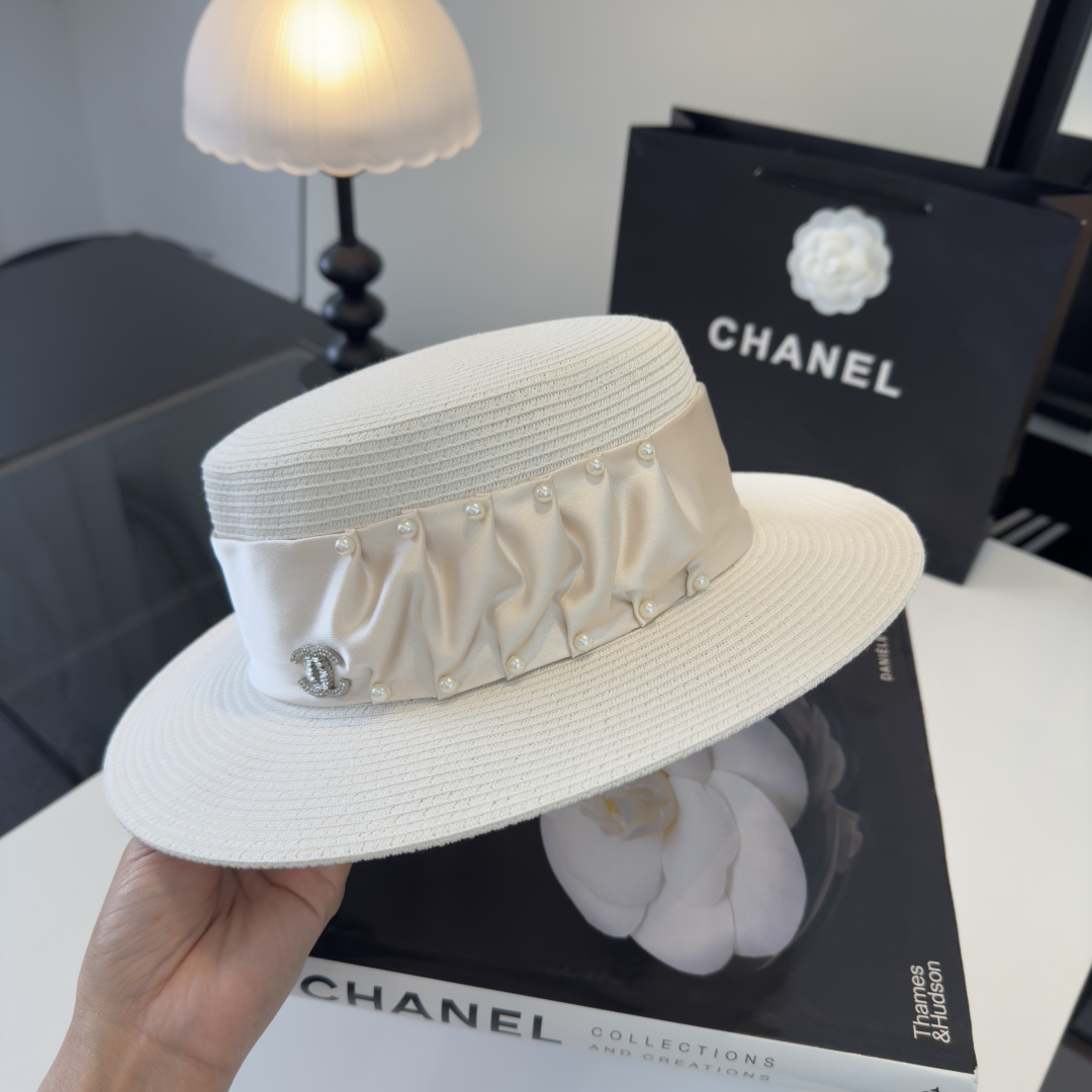 PChanel香奈儿新款名媛风范草帽，头围57cm