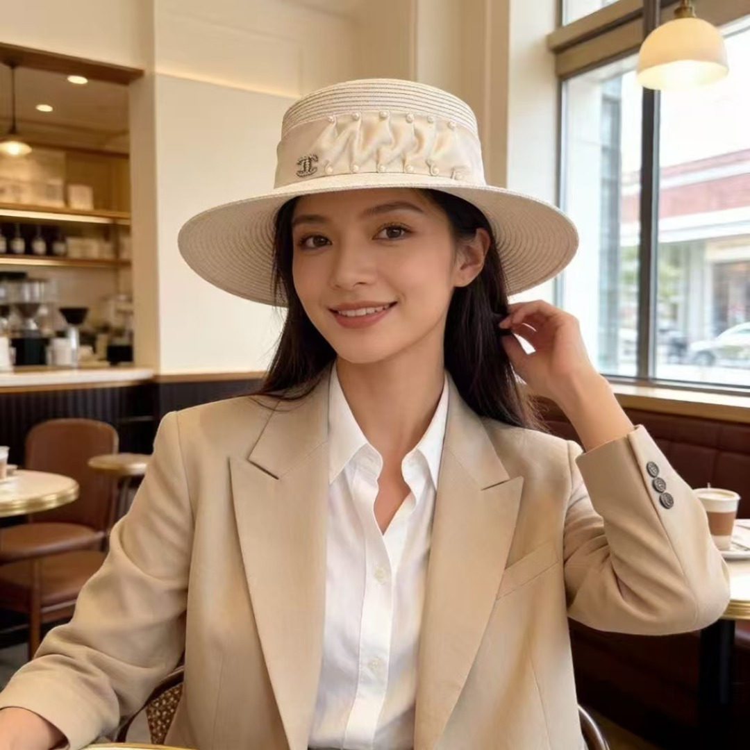 PChanel香奈儿新款名媛风范草帽，头围57cm