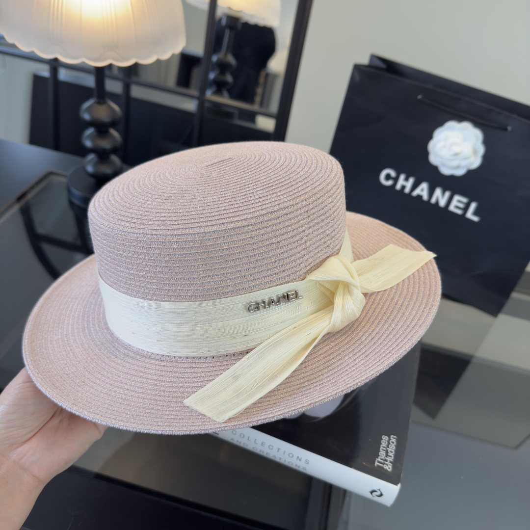 PChanel香奈儿新款麻纱礼帽，高级定制，头围57cm