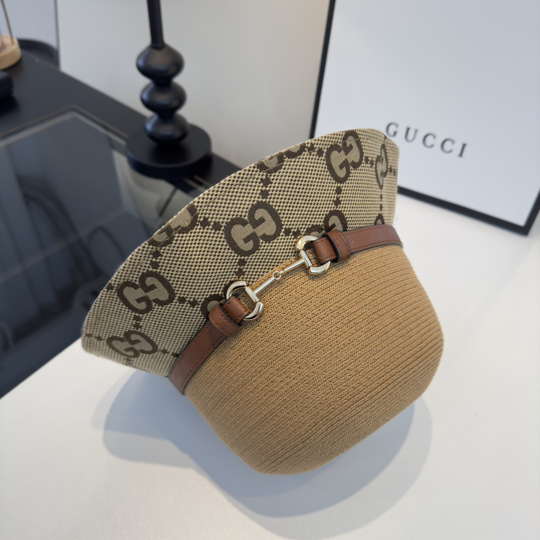 PGucci古奇新款盆帽草帽，夏日必备