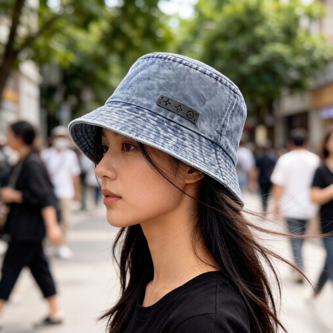 PLv路易斯新款遮阳渔夫帽，可折叠