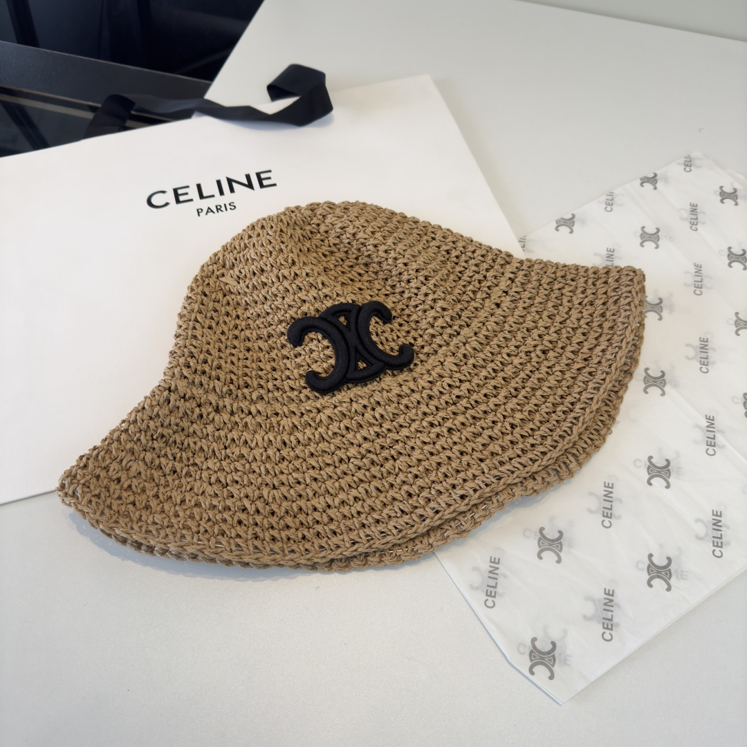 PCeline赛琳新款针织渔夫帽，可折叠