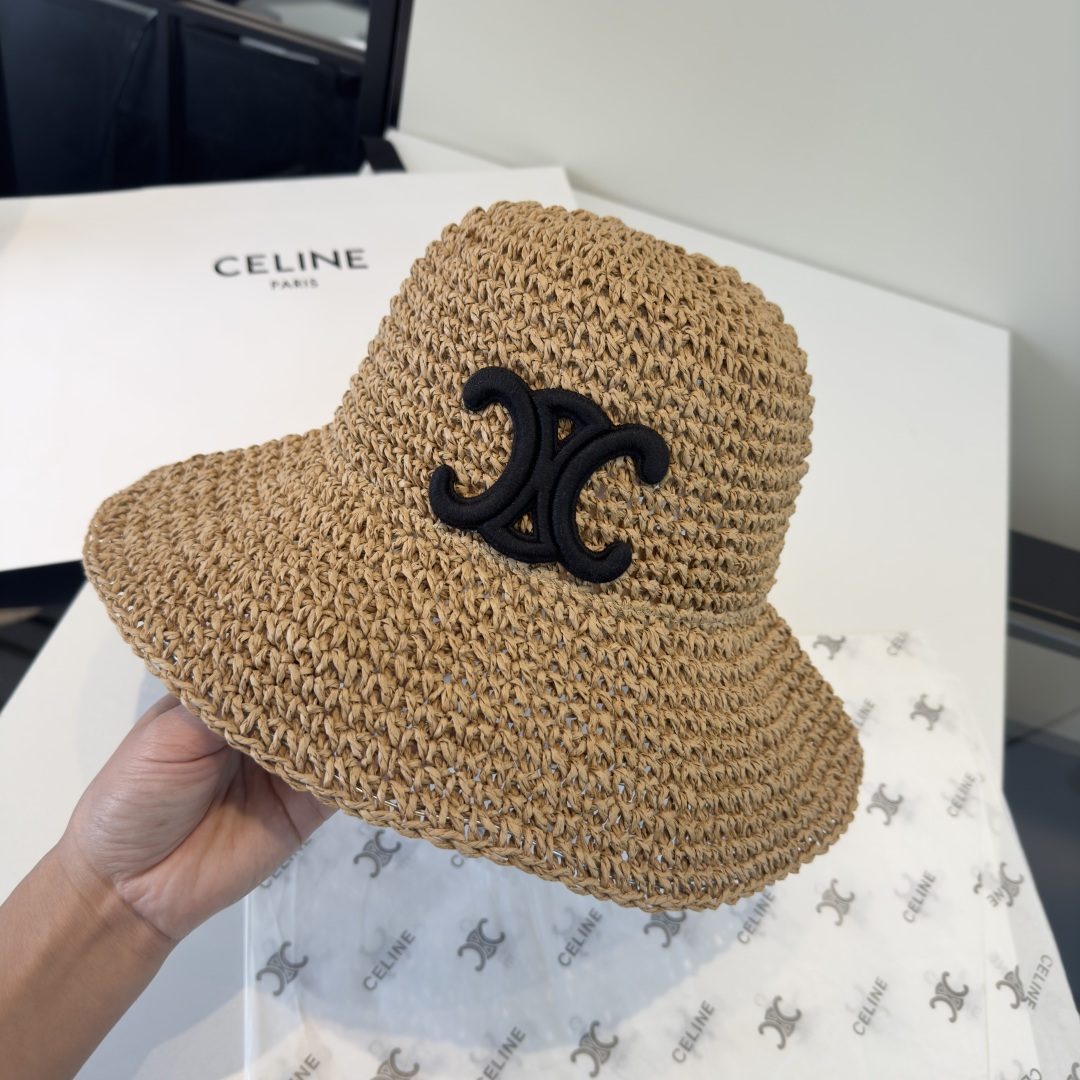 PCeline赛琳新款针织渔夫帽，可折叠