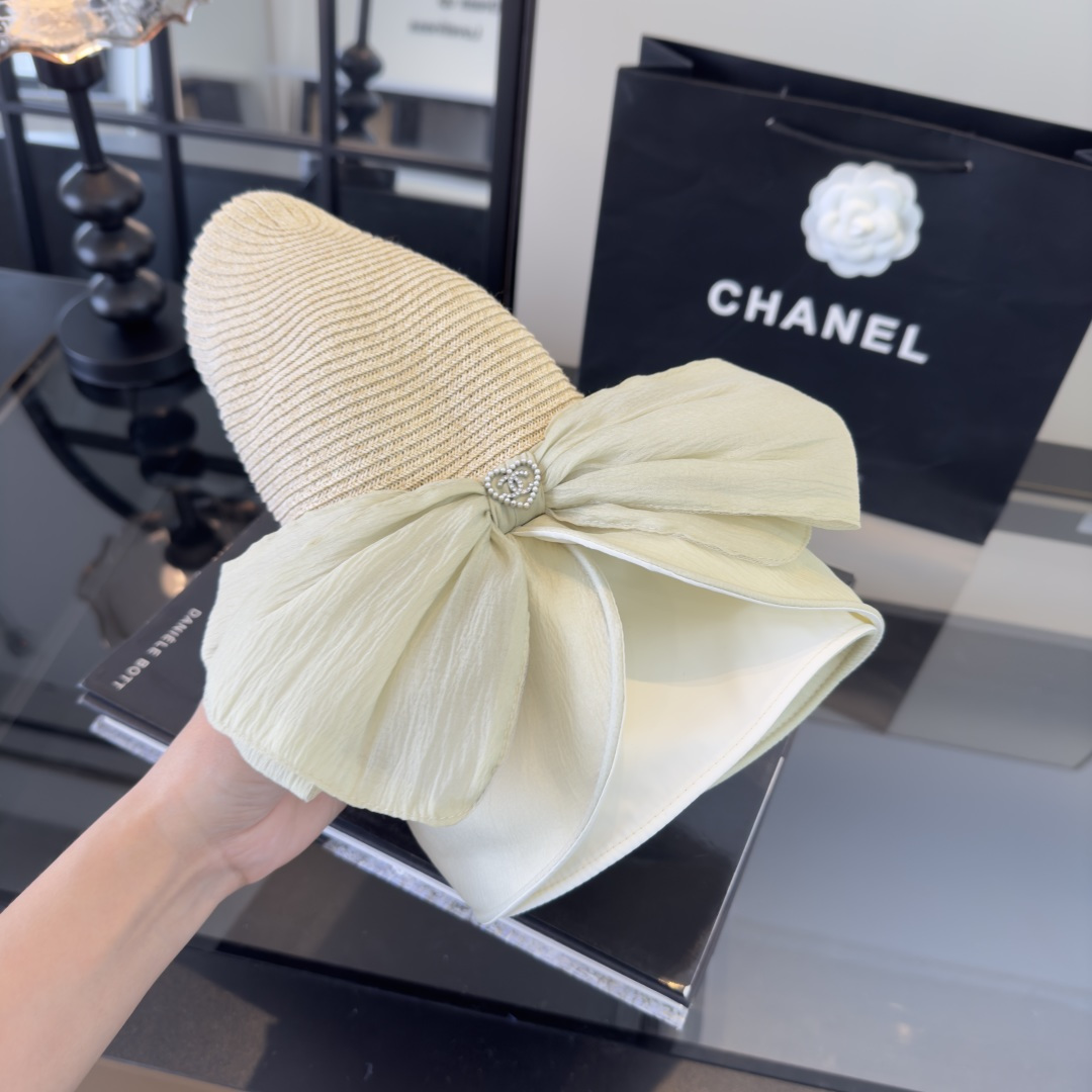 PChanel香奈儿新款蝴蝶结盆帽，高端定制，头围57cm