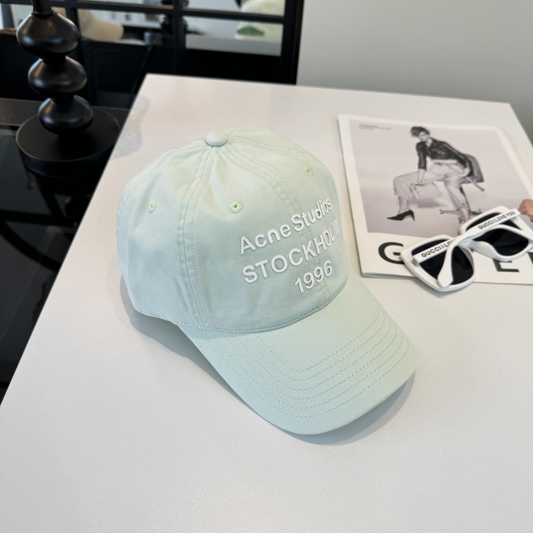 Acne Studios Acne新款鸭舌帽，男女通用，头围57cm、可调节