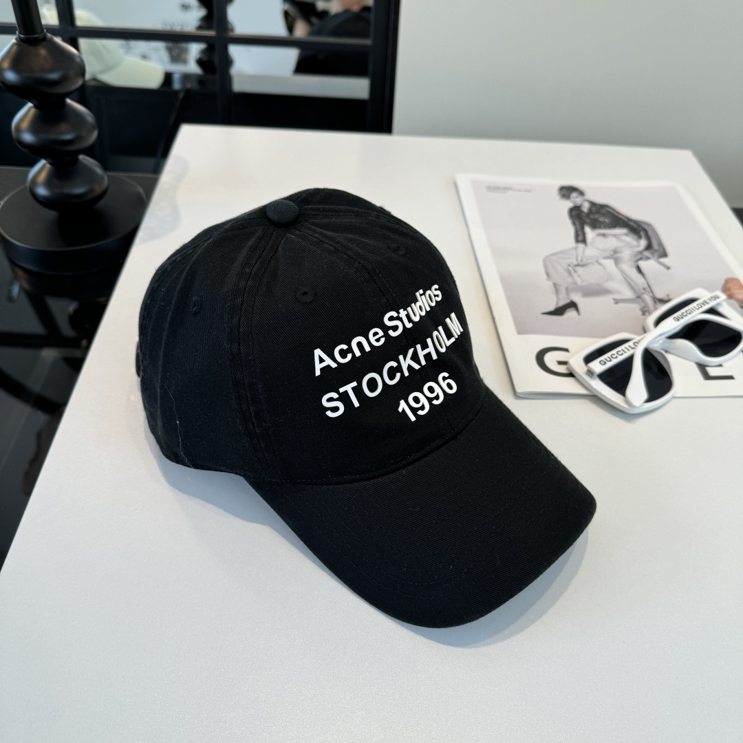 Acne Studios Acne新款鸭舌帽，男女通用，头围57cm、可调节