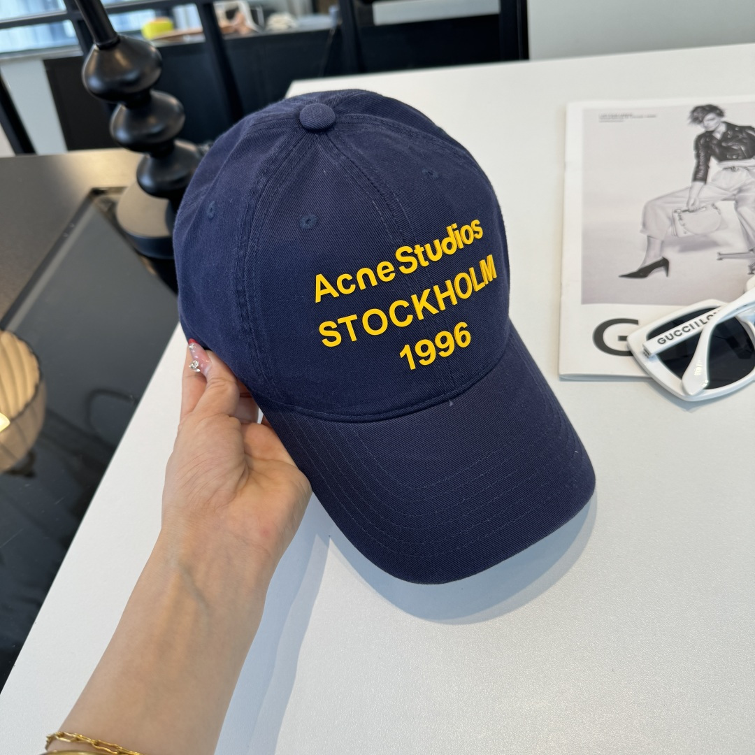 Acne Studios Acne新款鸭舌帽，男女通用，头围57cm、可调节