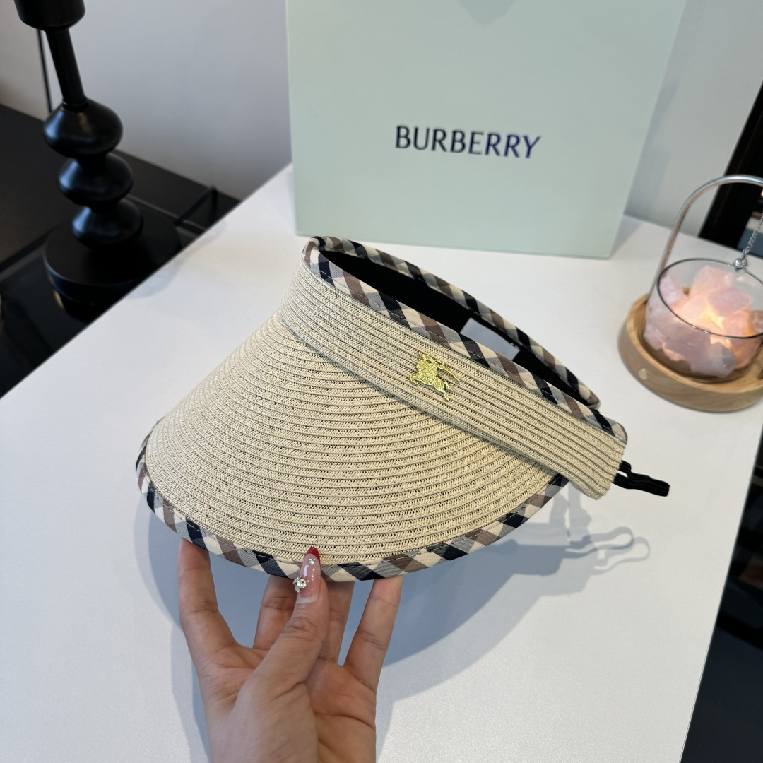 Burberry Burberry巴宝莉新款空顶遮阳帽