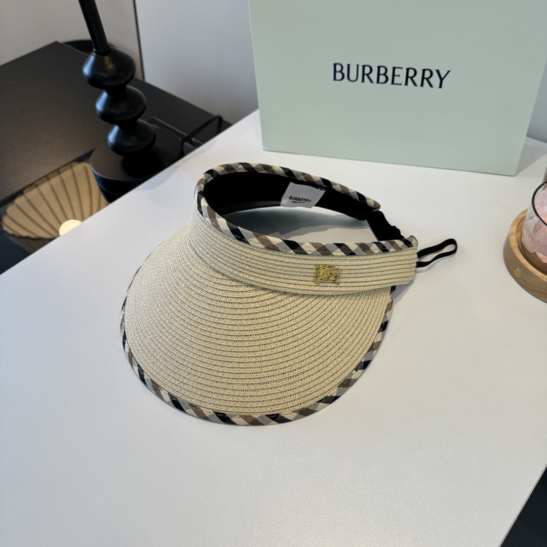 Burberry Burberry巴宝莉新款空顶遮阳帽