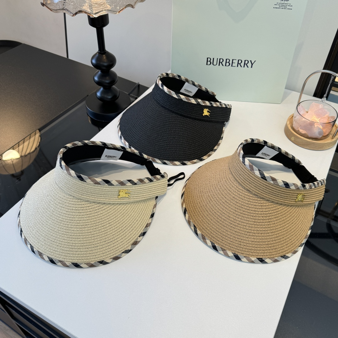 Burberry Burberry巴宝莉新款空顶遮阳帽