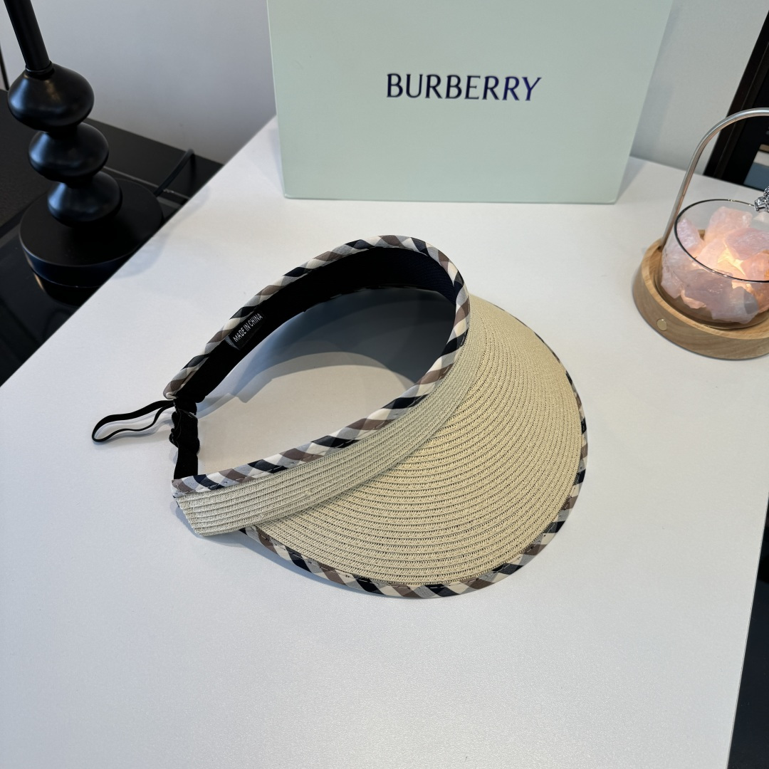 Burberry Burberry巴宝莉新款空顶遮阳帽
