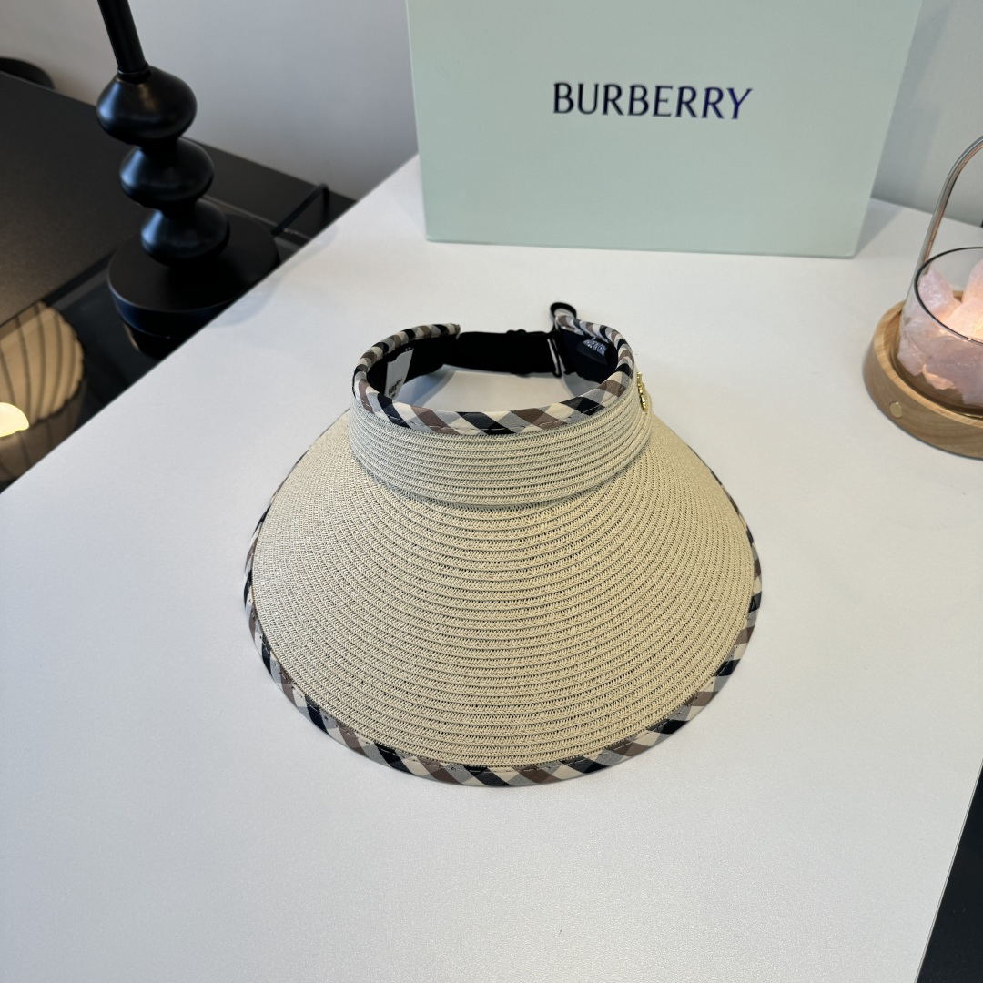 Burberry Burberry巴宝莉新款空顶遮阳帽