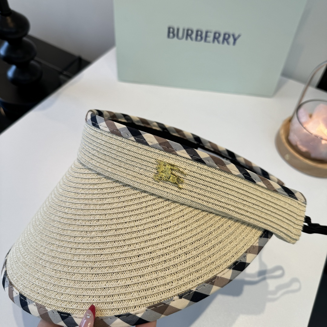 Burberry Burberry巴宝莉新款空顶遮阳帽