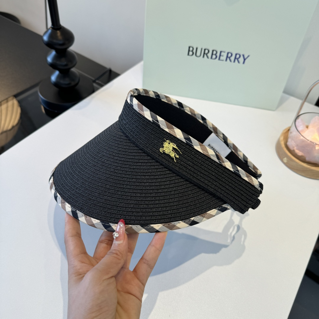 Burberry Burberry巴宝莉新款空顶遮阳帽