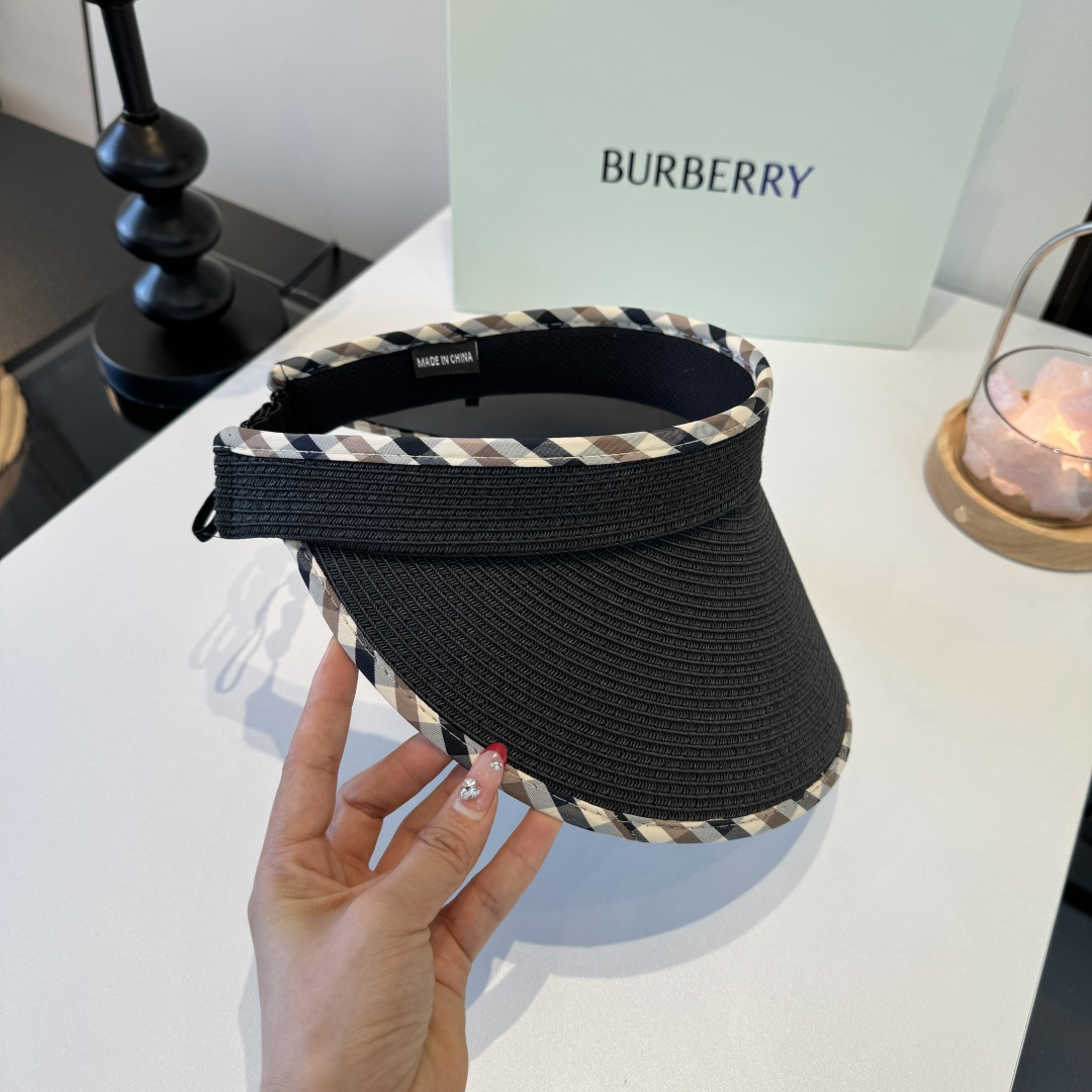 Burberry Burberry巴宝莉新款空顶遮阳帽