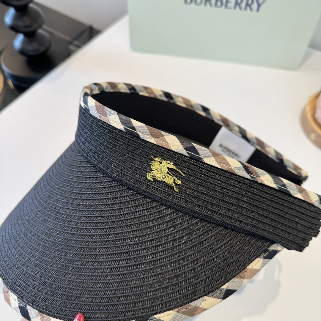 Burberry Burberry巴宝莉新款空顶遮阳帽