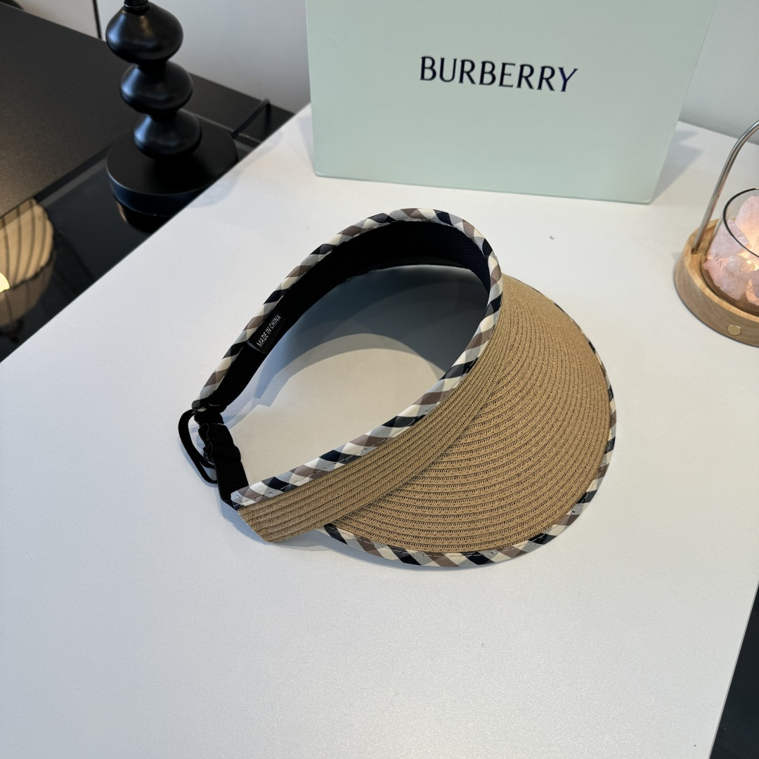 Burberry Burberry巴宝莉新款空顶遮阳帽