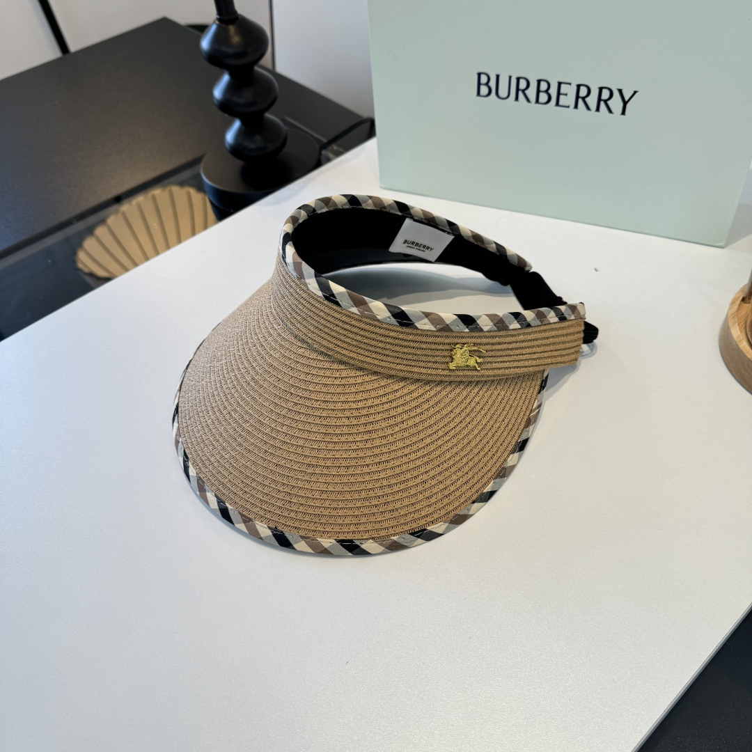 Burberry Burberry巴宝莉新款空顶遮阳帽