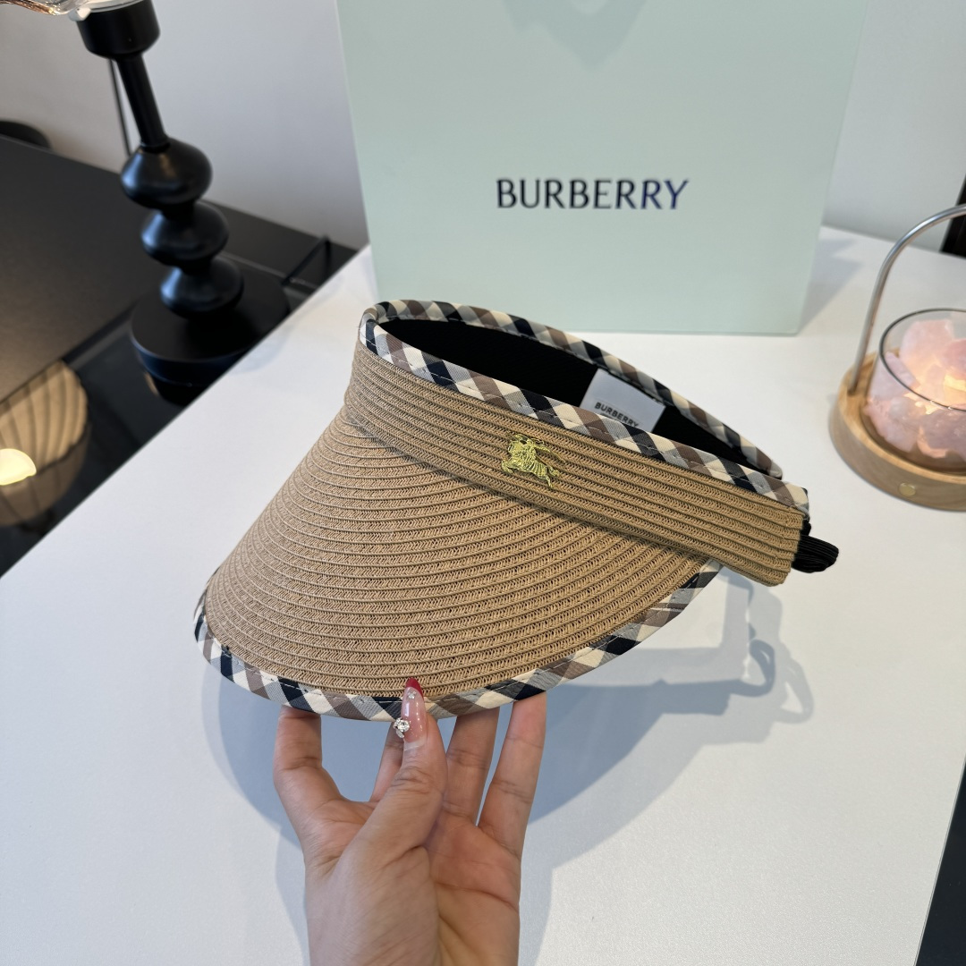 Burberry Burberry巴宝莉新款空顶遮阳帽