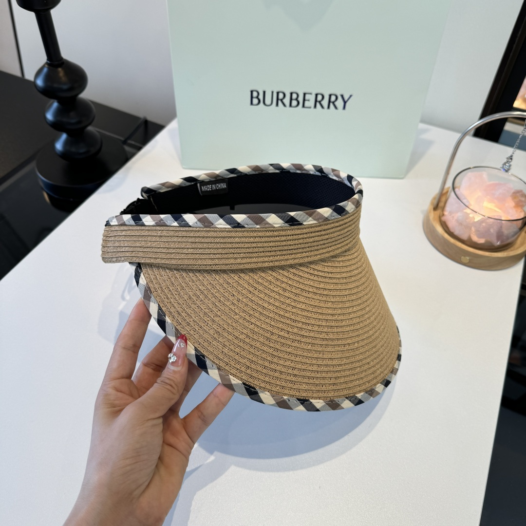 Burberry Burberry巴宝莉新款空顶遮阳帽