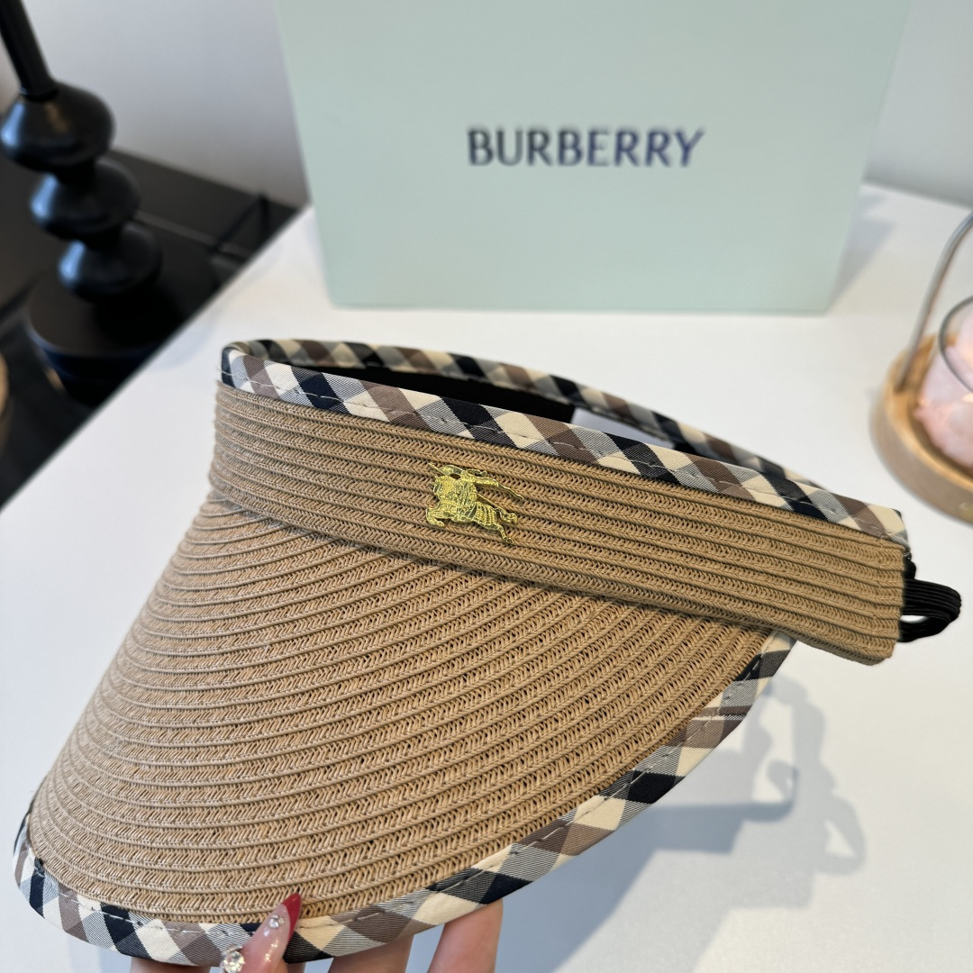 Burberry Burberry巴宝莉新款空顶遮阳帽