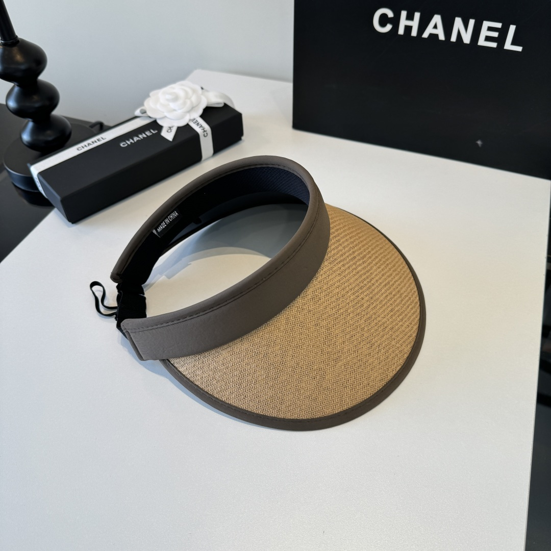 Chanel Chanel香奈儿空顶遮阳帽，发箍，可折叠
