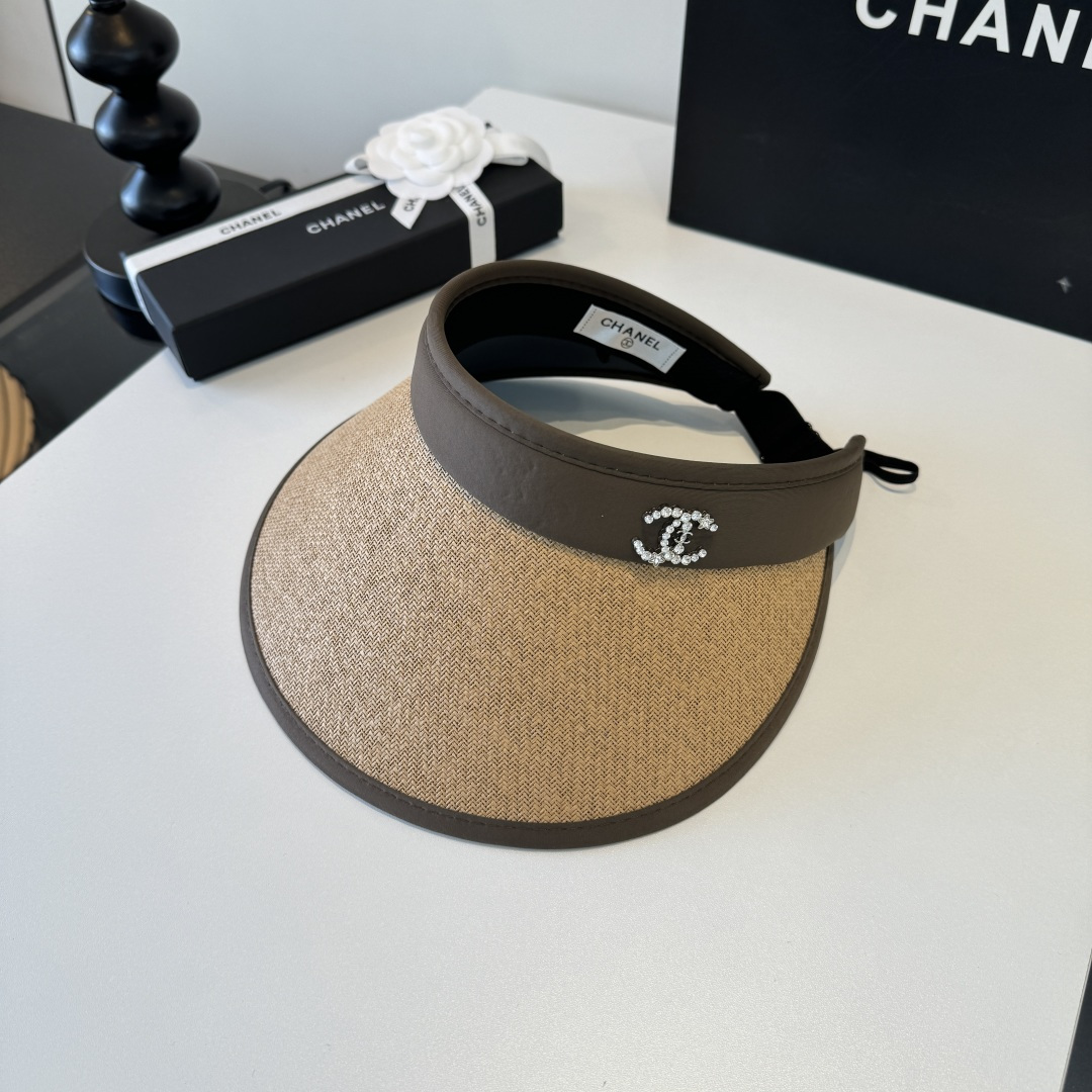 Chanel Chanel香奈儿空顶遮阳帽，发箍，可折叠