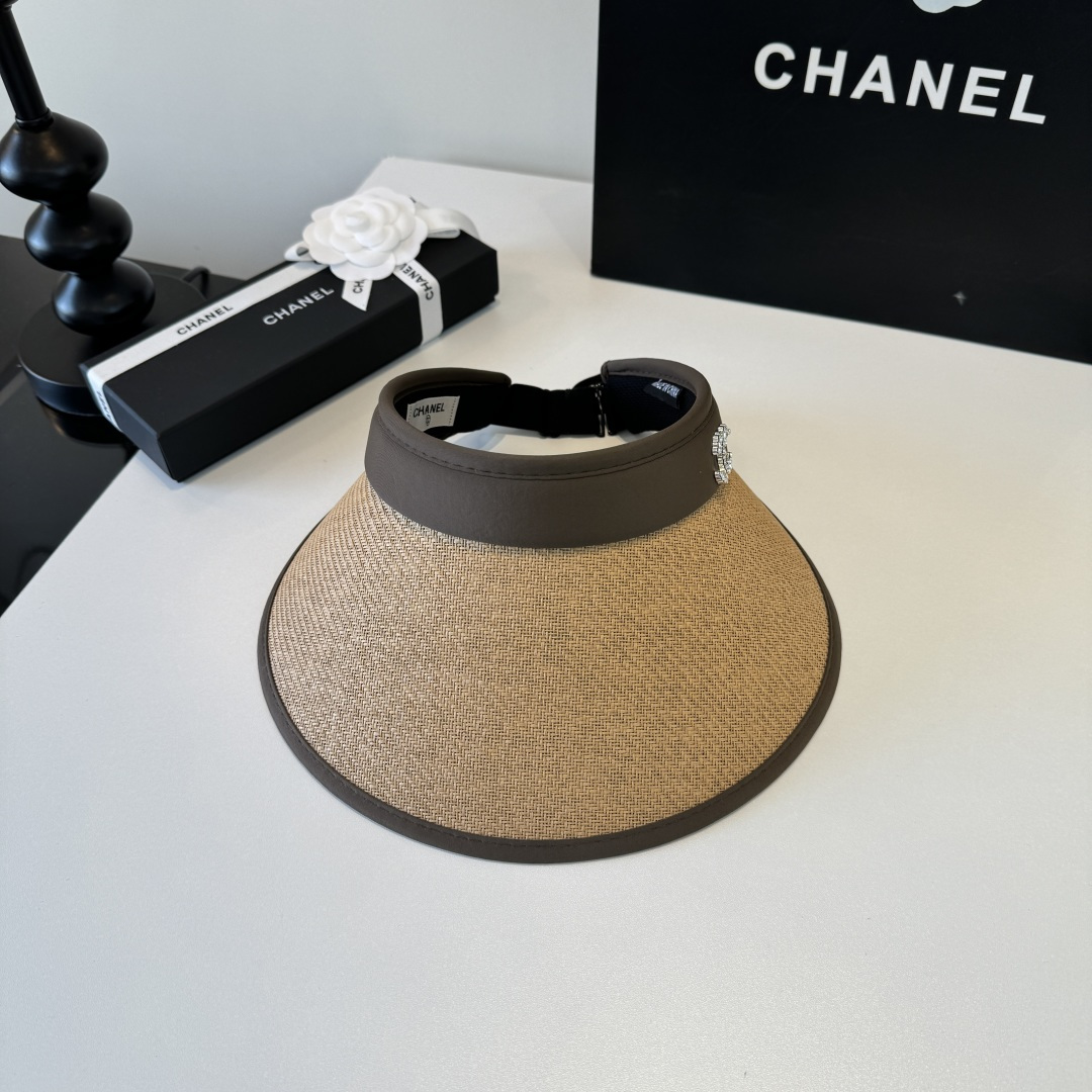 Chanel Chanel香奈儿空顶遮阳帽，发箍，可折叠
