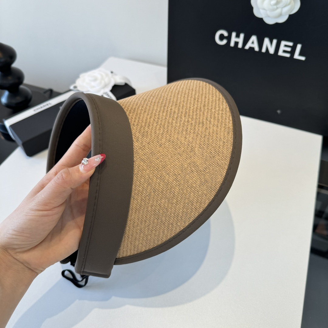 Chanel Chanel香奈儿空顶遮阳帽，发箍，可折叠
