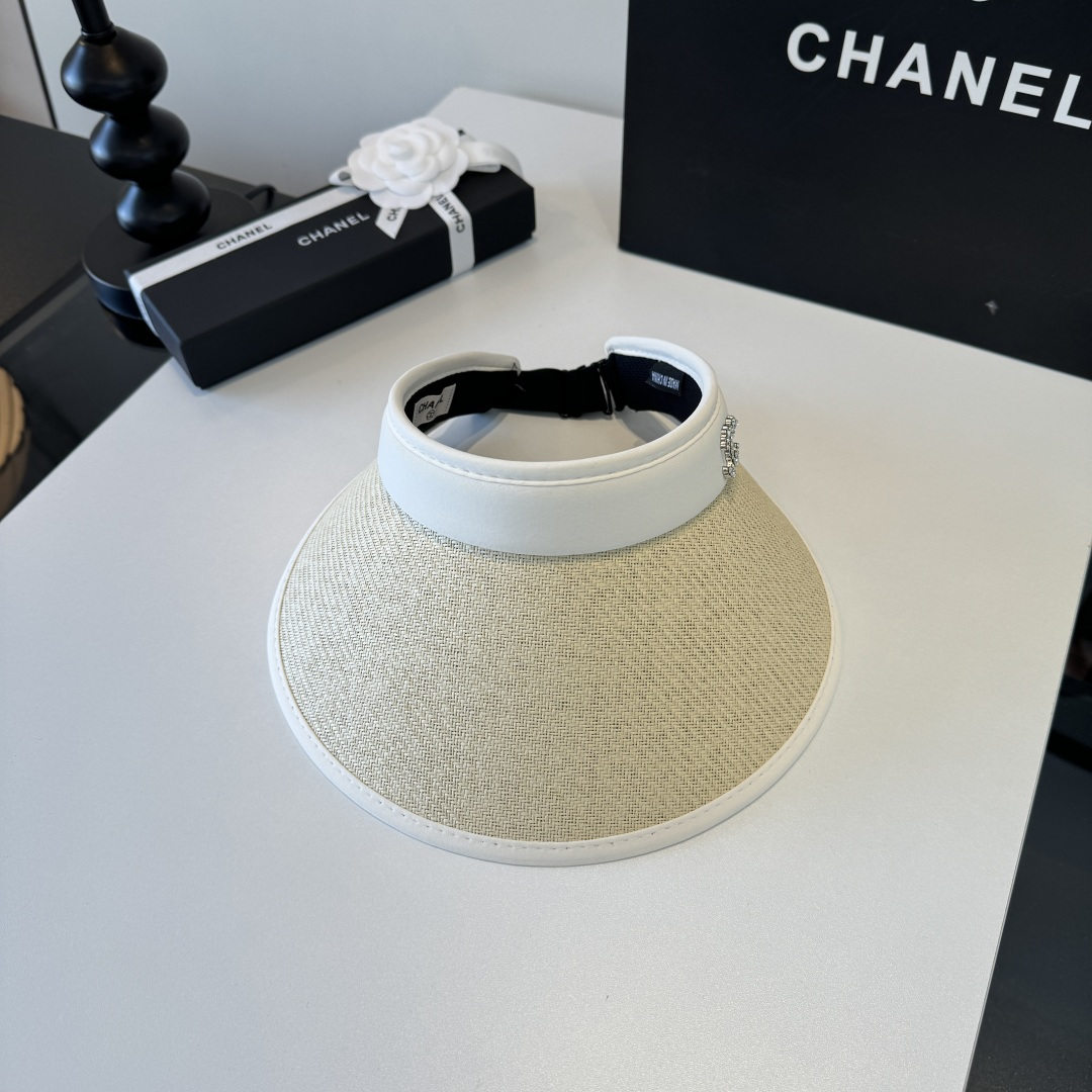 Chanel Chanel香奈儿空顶遮阳帽，发箍，可折叠