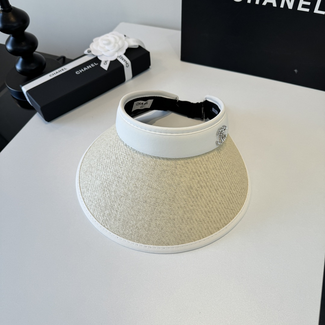Chanel Chanel香奈儿空顶遮阳帽，发箍，可折叠
