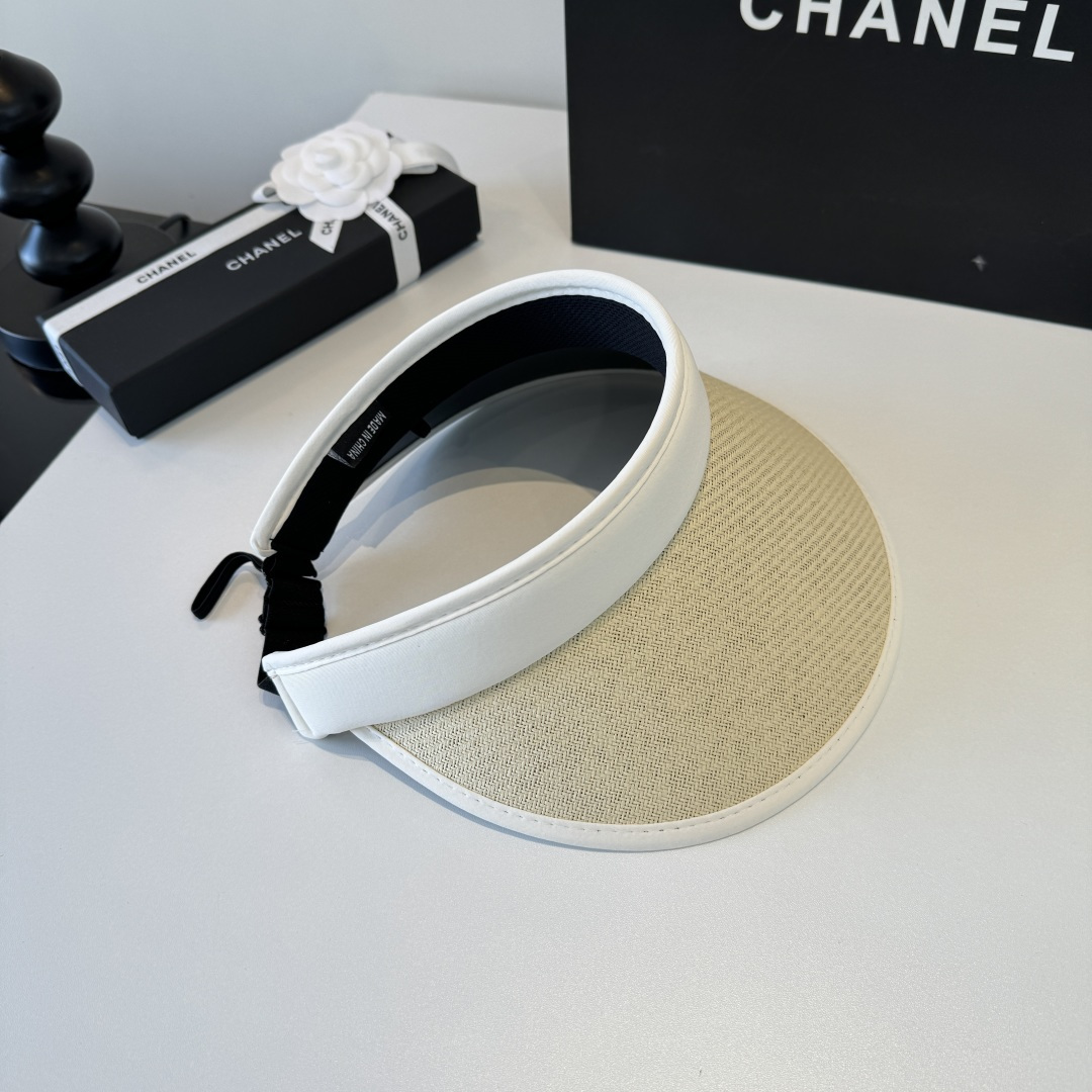 Chanel Chanel香奈儿空顶遮阳帽，发箍，可折叠
