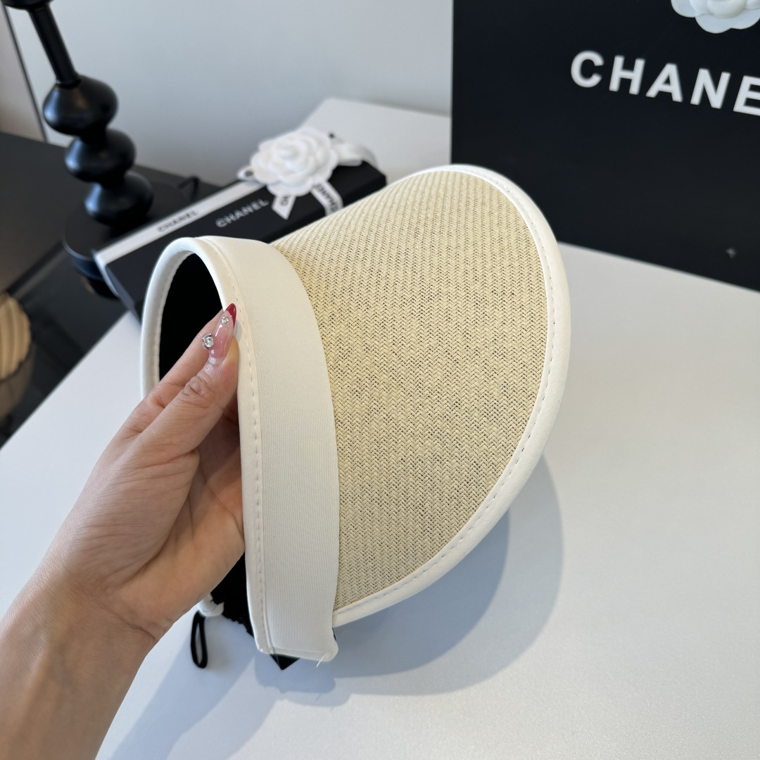 Chanel Chanel香奈儿空顶遮阳帽，发箍，可折叠